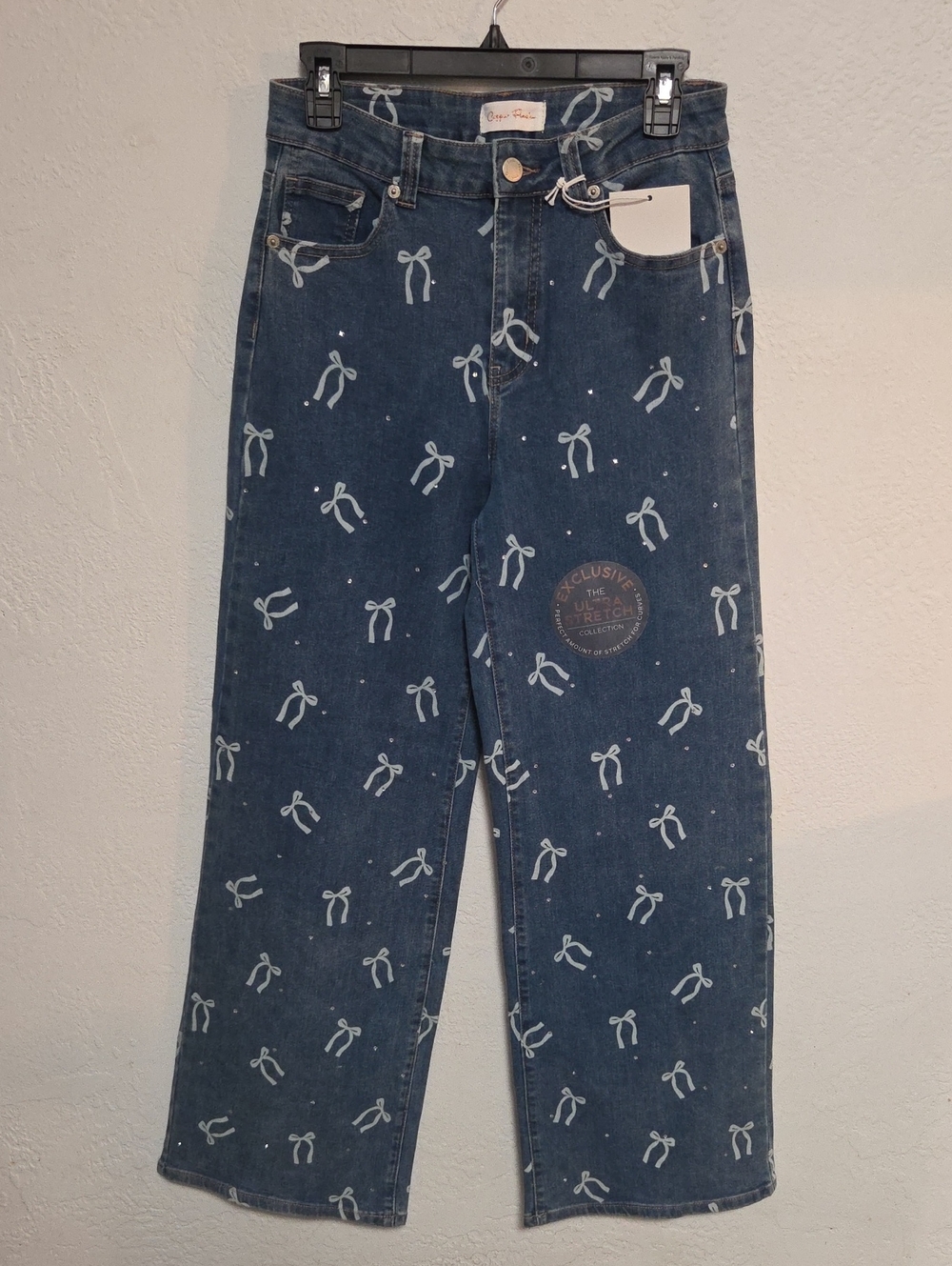 NWT " Copper Flash" High Rise, Wide Leg Woman's Jeans Size 8